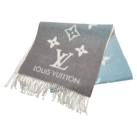 ルイ ヴィトン エシャルプ レイキャビック グラディエント マフラー M70868 マルチカラー カシミヤ レディース LOUIS VUITTON 【中古】