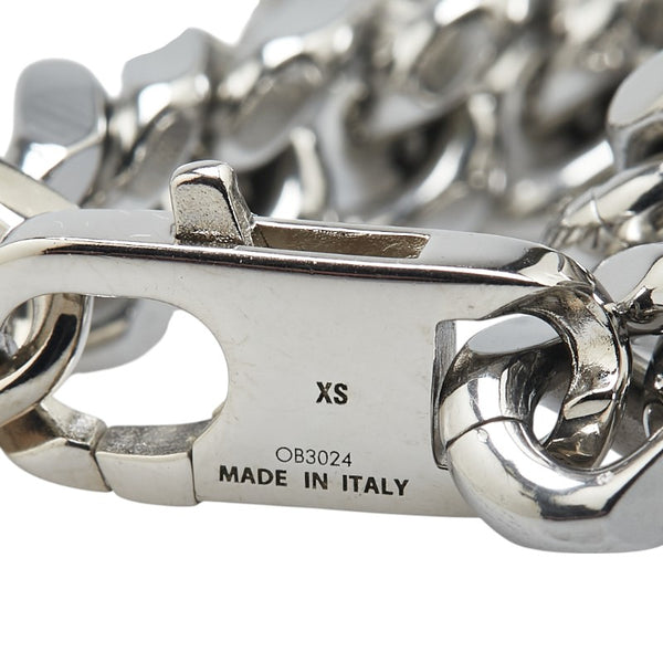 フェンディ バゲット チェーン ブレスレット サイズ：XS OB3024 シルバー メタル レディース FENDI 【中古】