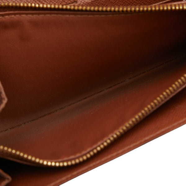 ルイ ヴィトン モノグラム ポルトフォイユ サラ 長財布 M61734 ブラウン PVC レザー レディース LOUIS VUITTON 【中古】