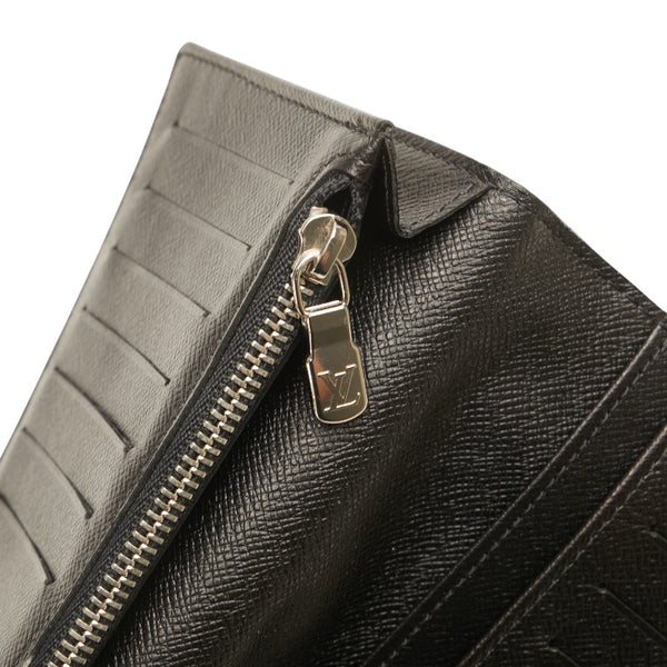 ルイ ヴィトン ダミエ グラフィット ポルトフォイユ ブラザ 長財布 N62665 ブラック PVC レザー メンズ LOUIS VUITTON 【中古】