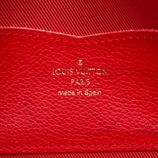 ルイ ヴィトン ポルトフォイユ ロックミー 長財布 M61277 ルビー レッド レザー レディース LOUIS VUITTON 【中古】