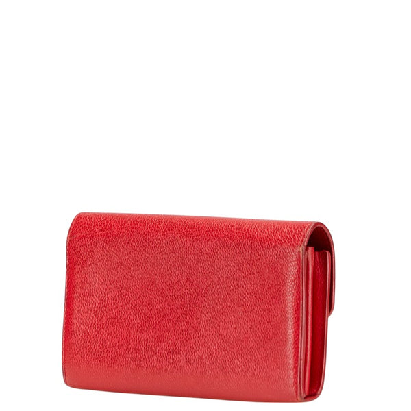 ルイ ヴィトン ポルトフォイユ ロックミー 長財布 M61277 ルビー レッド レザー レディース LOUIS VUITTON 【中古】