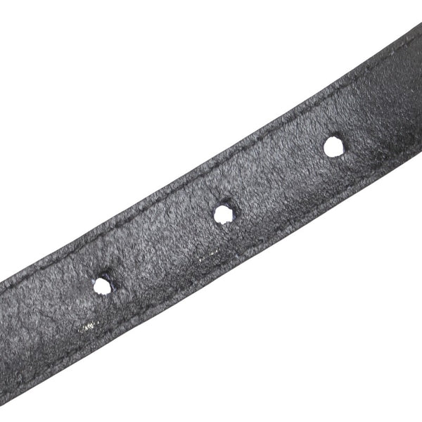 サルヴァトーレフェラガモ ガンチーニ ベルト 70 ブラック ゴールド金具 レザー レディース Salvatore Ferragamo 【中古】