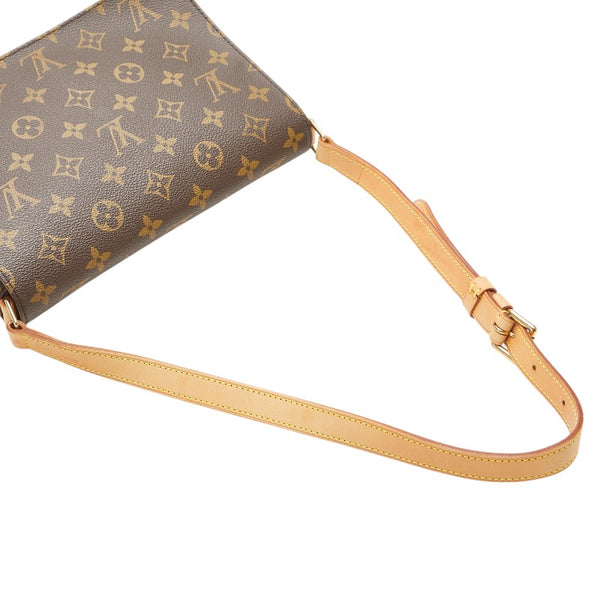 ルイ ヴィトン モノグラム ミュゼット タンゴ ショート ショルダーバッグ M51257 ブラウン PVC レザー レディース LOUIS VUITTON 【中古】