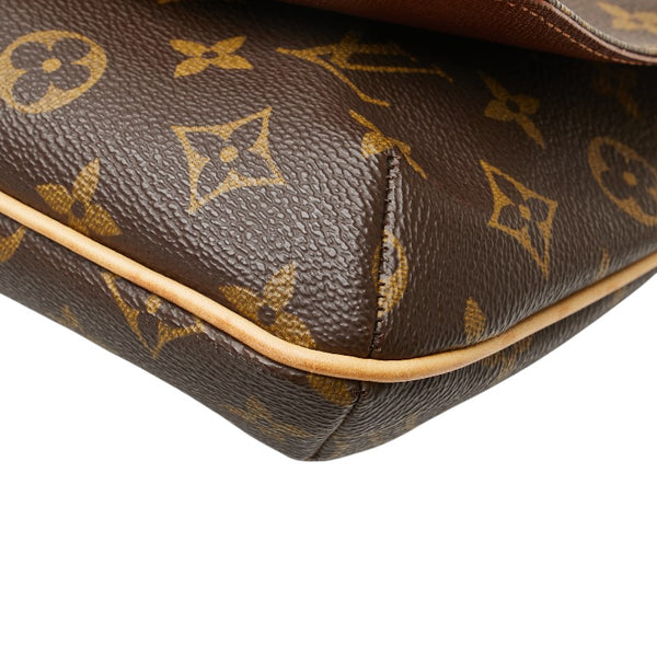 ルイ ヴィトン モノグラム ミュゼット タンゴ ショート ショルダーバッグ M51257 ブラウン PVC レザー レディース LOUIS VUITTON 【中古】