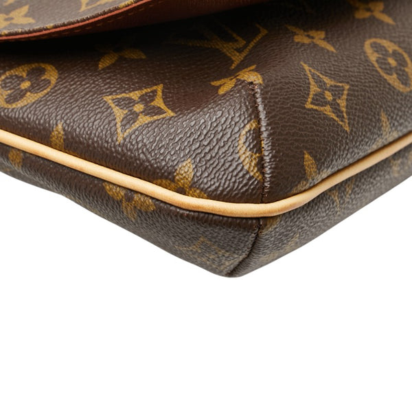 ルイ ヴィトン モノグラム ミュゼット タンゴ ショート ショルダーバッグ M51257 ブラウン PVC レザー レディース LOUIS VUITTON 【中古】