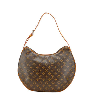 ルイ ヴィトン モノグラム クロワッサンGM ワンショルダーバッグ M51511 ブラウン PVC レザー レディース LOUIS VUITTON 【中古】