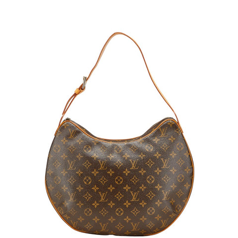 ルイ ヴィトン モノグラム クロワッサンGM ワンショルダーバッグ M51511 ブラウン PVC レザー レディース LOUIS VUITTON 【中古】