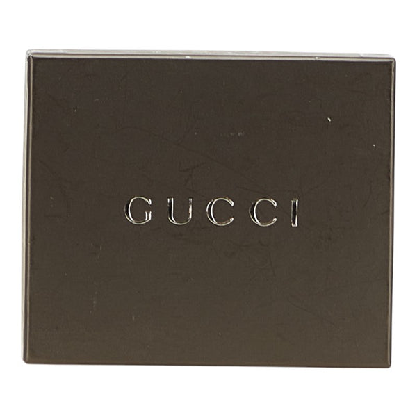グッチ バンブー 三つ折り財布 112536 ブラウン レザー レディース GUCCI 【中古】