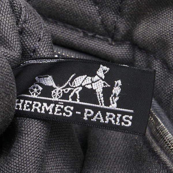 エルメス フールトゥPM ハンドバッグ トートバッグ グレー キャンバス レディース HERMES 【中古】