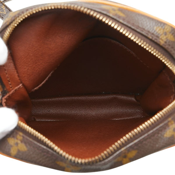 ルイ ヴィトン モノグラム ダヌーブ 斜め掛け ショルダーバッグ M45266 ブラウン PVC レザー レディース LOUIS VUITTON 【中古】