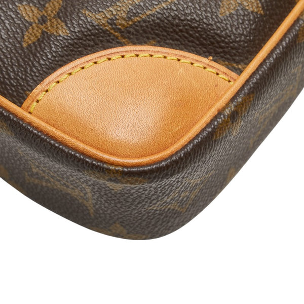 ルイ ヴィトン モノグラム ダヌーブ 斜め掛け ショルダーバッグ M45266 ブラウン PVC レザー レディース LOUIS VUITTON 【中古】
