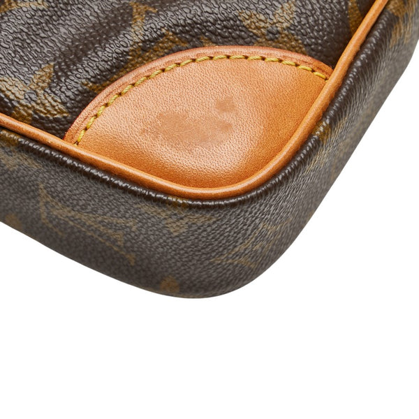 ルイ ヴィトン モノグラム ダヌーブ 斜め掛け ショルダーバッグ M45266 ブラウン PVC レザー レディース LOUIS VUITTON 【中古】