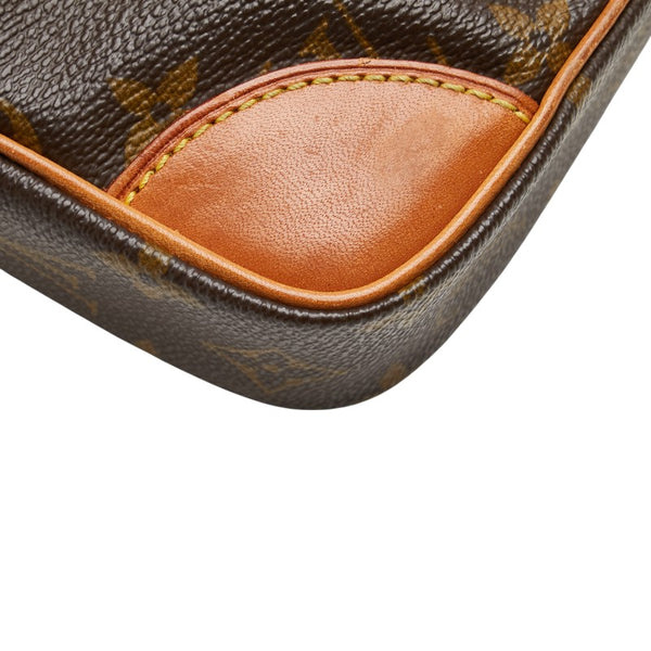ルイ ヴィトン モノグラム ダヌーブ 斜め掛け ショルダーバッグ M45266 ブラウン PVC レザー レディース LOUIS VUITTON 【中古】