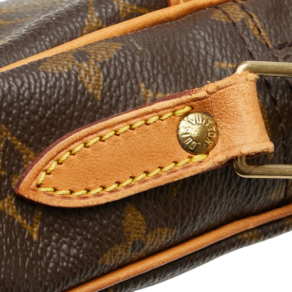 ルイ ヴィトン モノグラム ダヌーブ 斜め掛け ショルダーバッグ M45266 ブラウン PVC レザー レディース LOUIS VUITTON 【中古】