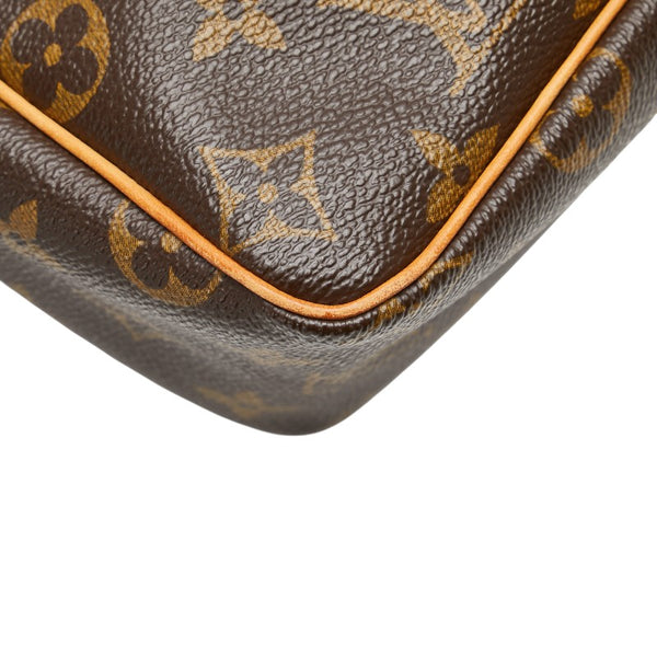 ルイ ヴィトン モノグラム ヴィバシテPM 斜め掛け ショルダーバッグ M51165 ブラウン PVC レザー レディース LOUIS VUITTON 【中古】