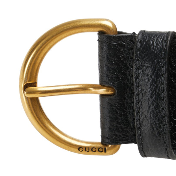 グッチ ベルト サイズ：80・32 573325 ブラック レザー レディース GUCCI 【中古】