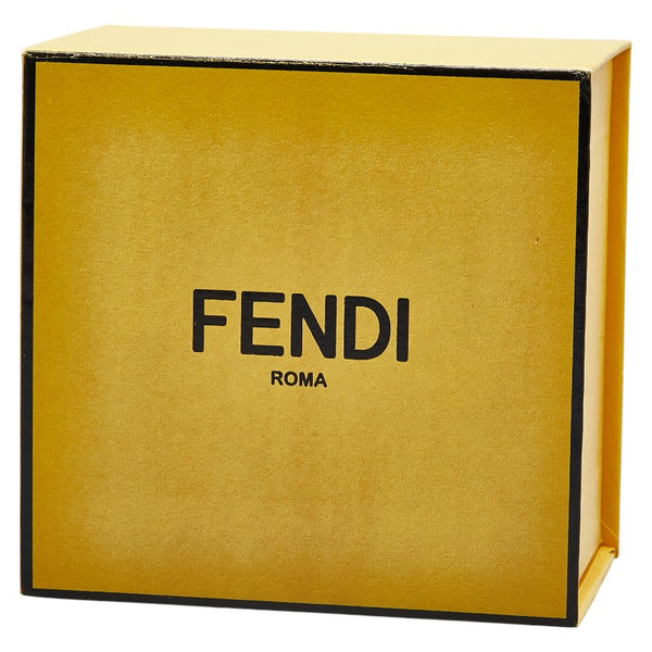 フェンディ FFロゴ ブレスレット ゴールド メッキ ラインストーン レディース FENDI 【中古】
