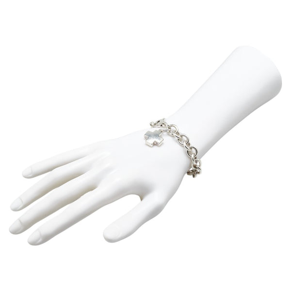 ティファニー ローマンクロス チェーン ブレスレット SV925 シルバー レディース TIFFANY&Co. 【中古】