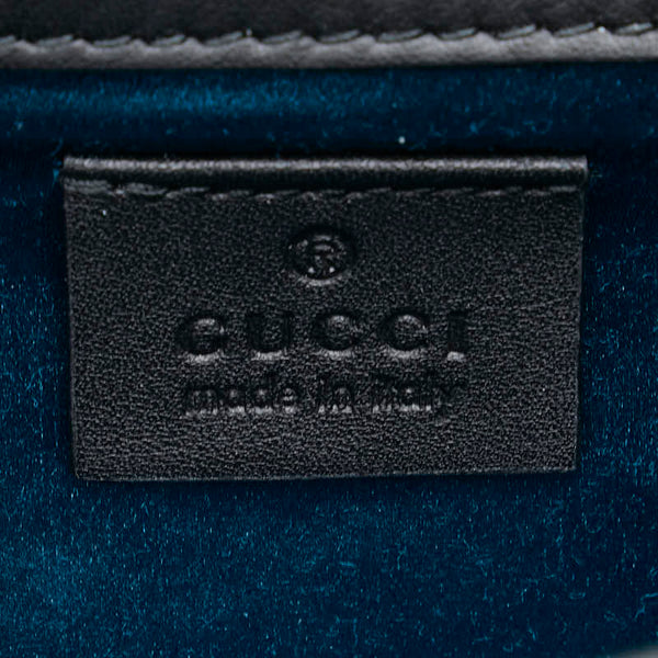 グッチ Gスクエア 斜め掛け ショルダーバッグ 544242 ブラック ベロア レディース GUCCI 【中古】