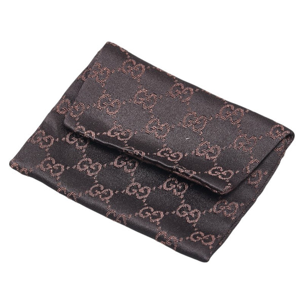 グッチ バッグチャーム キーホルダー ブラック シルバー金具 レザー メタル レディース GUCCI 【中古】