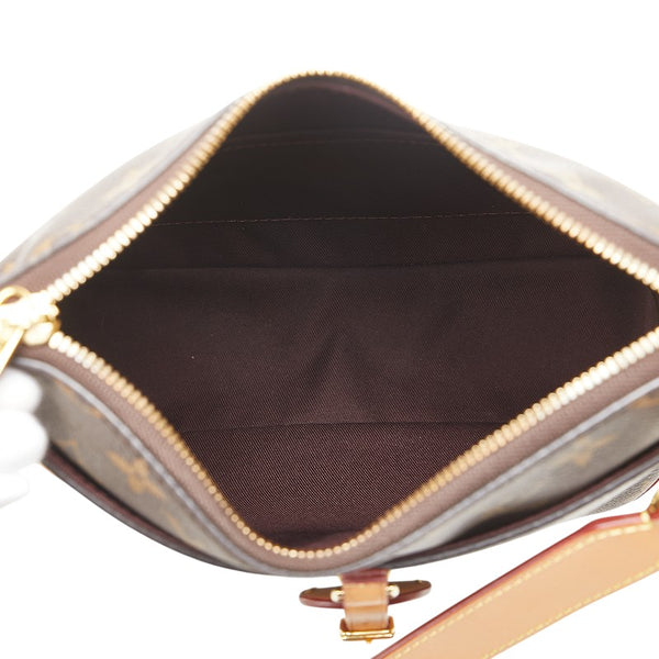 ルイ ヴィトン モノグラム オデオンNM PM 斜め掛け ショルダーバッグ M45354 ブラウン PVC レザー レディース LOUIS VUITTON 【中古】
