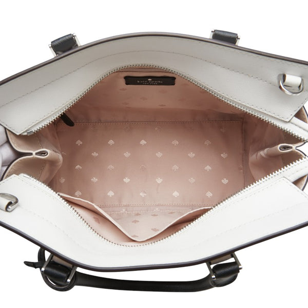 ケイトスペード キャメロンストリート ハンドバッグ ショルダーバッグ 2WAY ベージュ ホワイト レザー レディース Kate Spade 【中古】