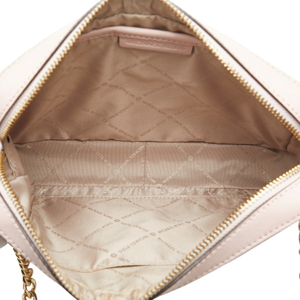 マイケルコース MKシグネチャー 斜め掛け ショルダーバッグ ピンク PVC レディース Michael Kors 【中古】