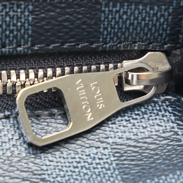 ルイ ヴィトン ダミエコバルト カバジュール トートバッグ ショルダーバッグ 2WAY N42223 ネイビー PVC レザー メンズ LOUIS VUITTON 【中古】