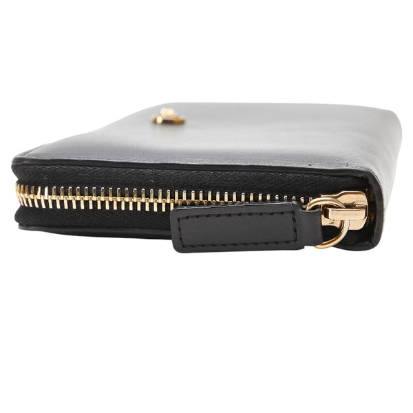 ヴェルサーチェ メドゥーサ ラウンドファスナー 長財布 1006265 ブラック レザー メンズ VERSACE 【中古】