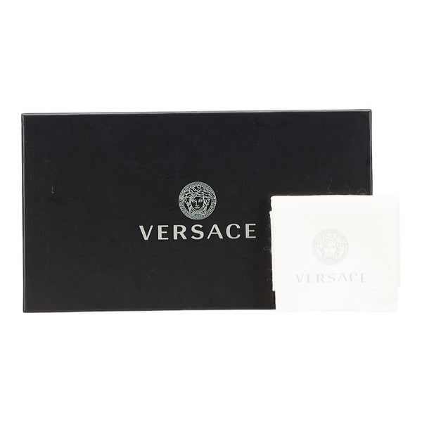 ヴェルサーチェ メドゥーサ ラウンドファスナー 長財布 1006265 ブラック レザー メンズ VERSACE 【中古】