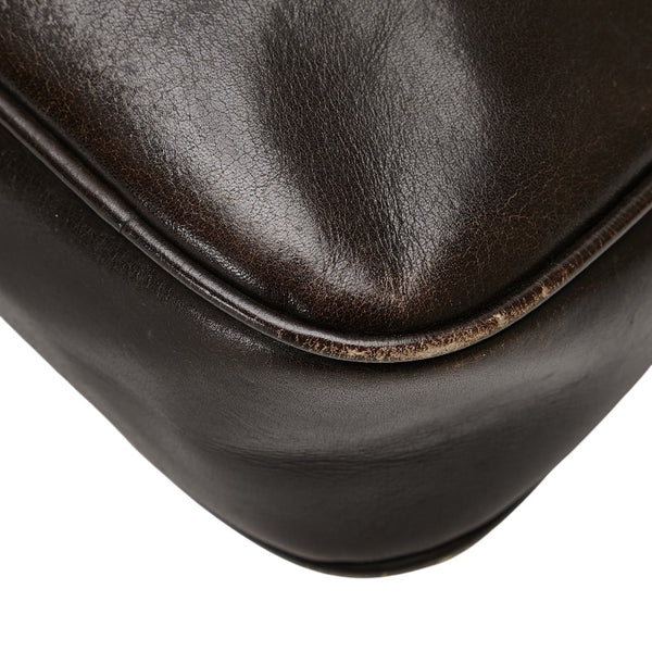 セリーヌ ワンショルダーバッグ ハンドバッグ ブラウン レザー レディース CELINE 【中古】