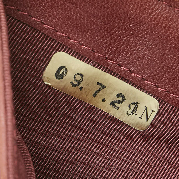 シャネル マトラッセ ココマーク 長財布 ブラック ラムスキン レディース CHANEL 【中古】
