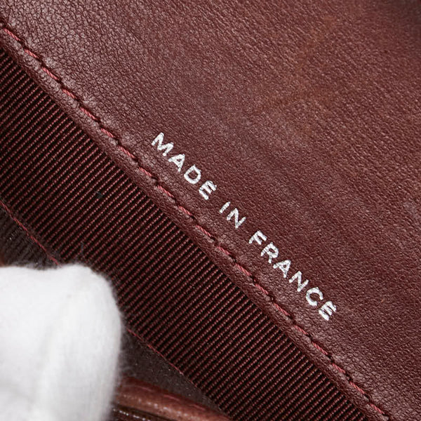 シャネル マトラッセ ココマーク 長財布 ブラック ラムスキン レディース CHANEL 【中古】