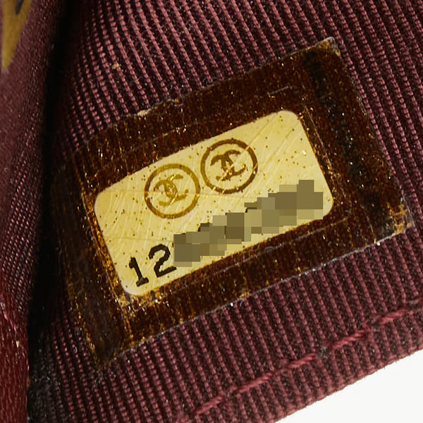 シャネル マトラッセ ココマーク 長財布 ブラック ラムスキン レディース CHANEL 【中古】