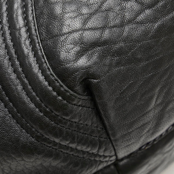 フェンディ ズッカ ミニスパイバッグ ハンドバッグ 8BL078 ブラック レザー レディース FENDI 【中古】