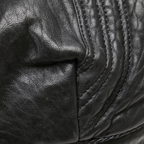 フェンディ ズッカ ミニスパイバッグ ハンドバッグ 8BL078 ブラック レザー レディース FENDI 【中古】