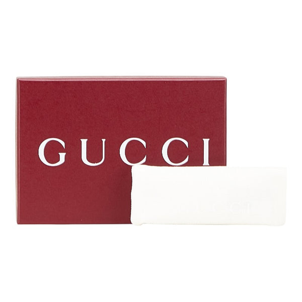 グッチ GGエンブレム パスケース カードケース 815883 ペールグリーン グレインレザー レディース GUCCI 【中古】
