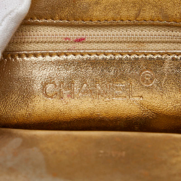 シャネル マトラッセ ココマーク 斜め掛け チェーン ショルダーバッグ ブラック サテン レディース CHANEL 【中古】