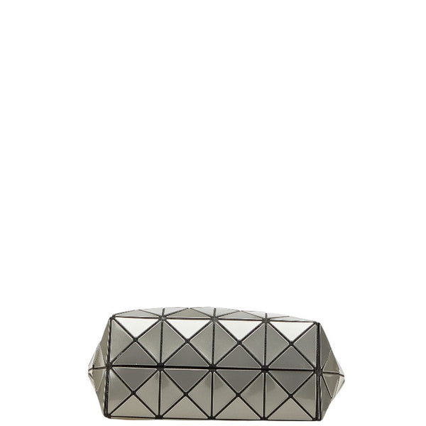 イッセイミヤケ バオバオ ハンドバッグ トートバッグ グレー ブラック PVC レディース ISSEY MIYAKE 【中古】