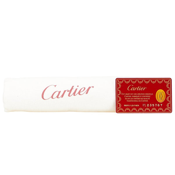 カルティエ パンテール レオパード ハンドバッグ ショルダーバッグ 2WAY ワインレッド レザー レディース CARTIER 【中古】
