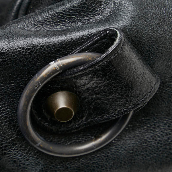バレンシアガ ザ ツィギー ハンドバッグ ワンショルダーバッグ 2WAY 128523 ブラック レザー メンズ BALENCIAGA 【中古】