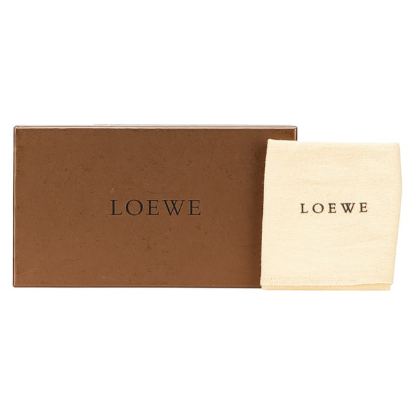 ロエベ リピートアナグラム 長財布 グレー ブラック PVC レザー レディース LOEWE 【中古】
