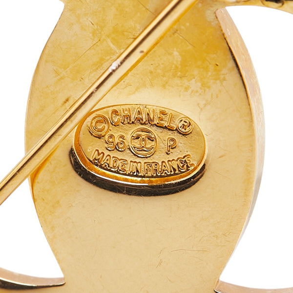 シャネル ヴィンテージ ココマーク ターンロック ブローチ ゴールド メッキ レディース CHANEL 【中古】
