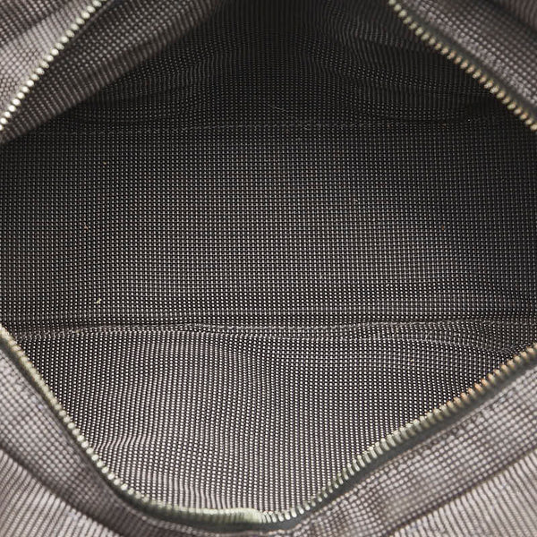 エルメス エールライン トートPM  ハンドバッグ グレー キャンバス レディース HERMES 【中古】
