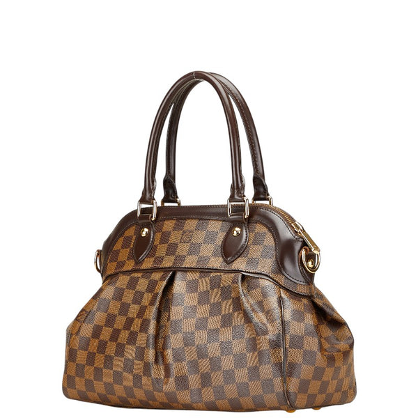 ルイ ヴィトン ダミエ トレヴィPM ハンドバッグ ショルダーバッグ 2WAY  N51997 ブラウン PVC レザー レディース LOUIS VUITTON 【中古】