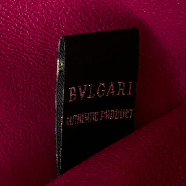 ブルガリ L字ファスナー 長財布 ピンク レザー レディース BVLGARI 【中古】