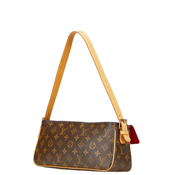 ルイ ヴィトン モノグラム ヴィバシテMM  ショルダーバッグ M51164 ブラウン PVC レザー レディース LOUIS VUITTON 【中古】