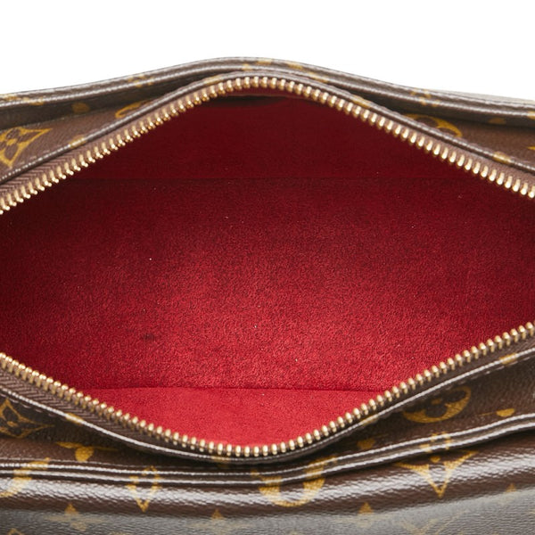 ルイ ヴィトン モノグラム ヴィバシテMM  ショルダーバッグ M51164 ブラウン PVC レザー レディース LOUIS VUITTON 【中古】