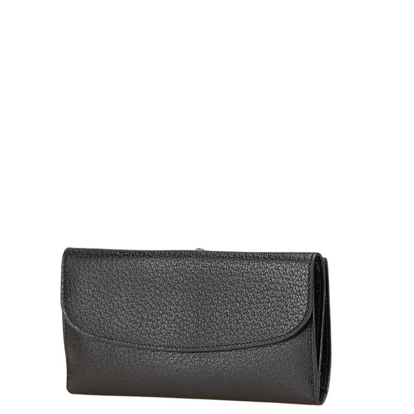 グッチ 長財布 035 1323 ブラック レザー メンズ GUCCI 【中古】